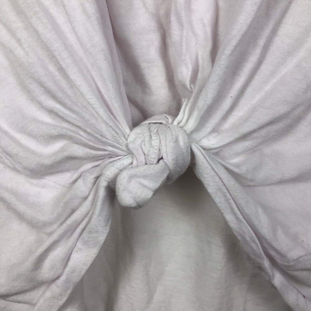 Victoria’s Secret “Angel” Graphic Top with Knotted Hem - Picture 3 of 5